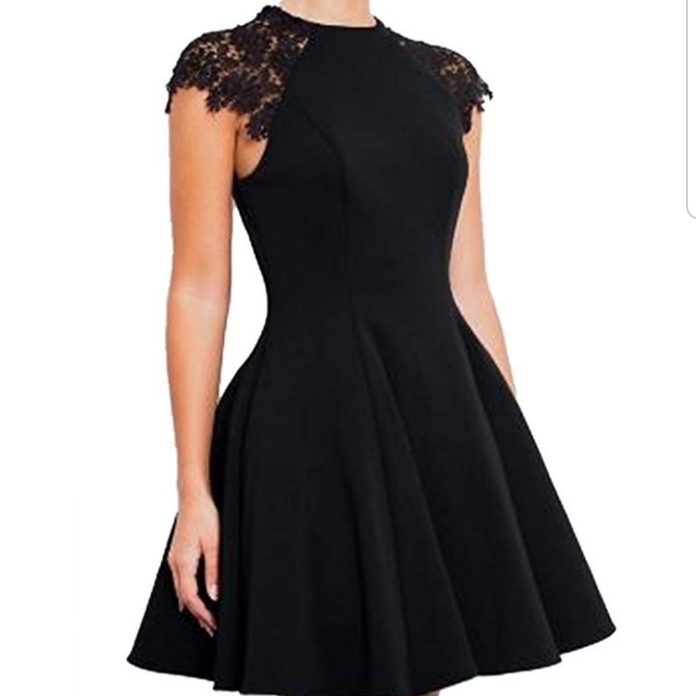 A-line business casual short mini dress